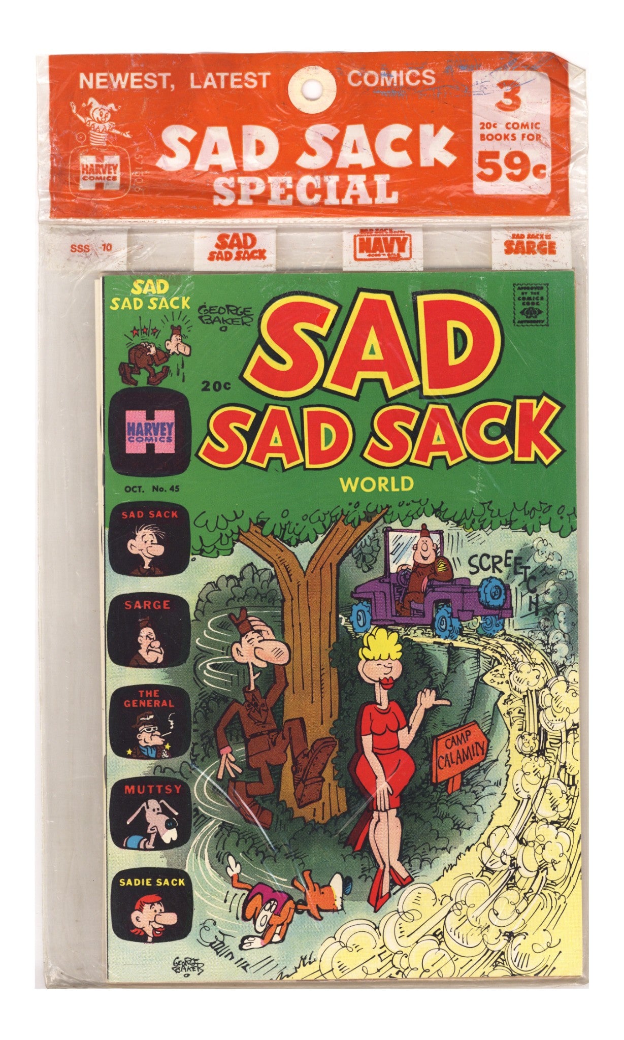 Sad Sack Special 3 Pack SSS-10 New, Sealed (1973) 