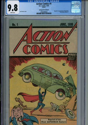 Action Comics [Safeguard Deodorant Giveaway] 1 CGC 9.8 (NM/M) (1976) 