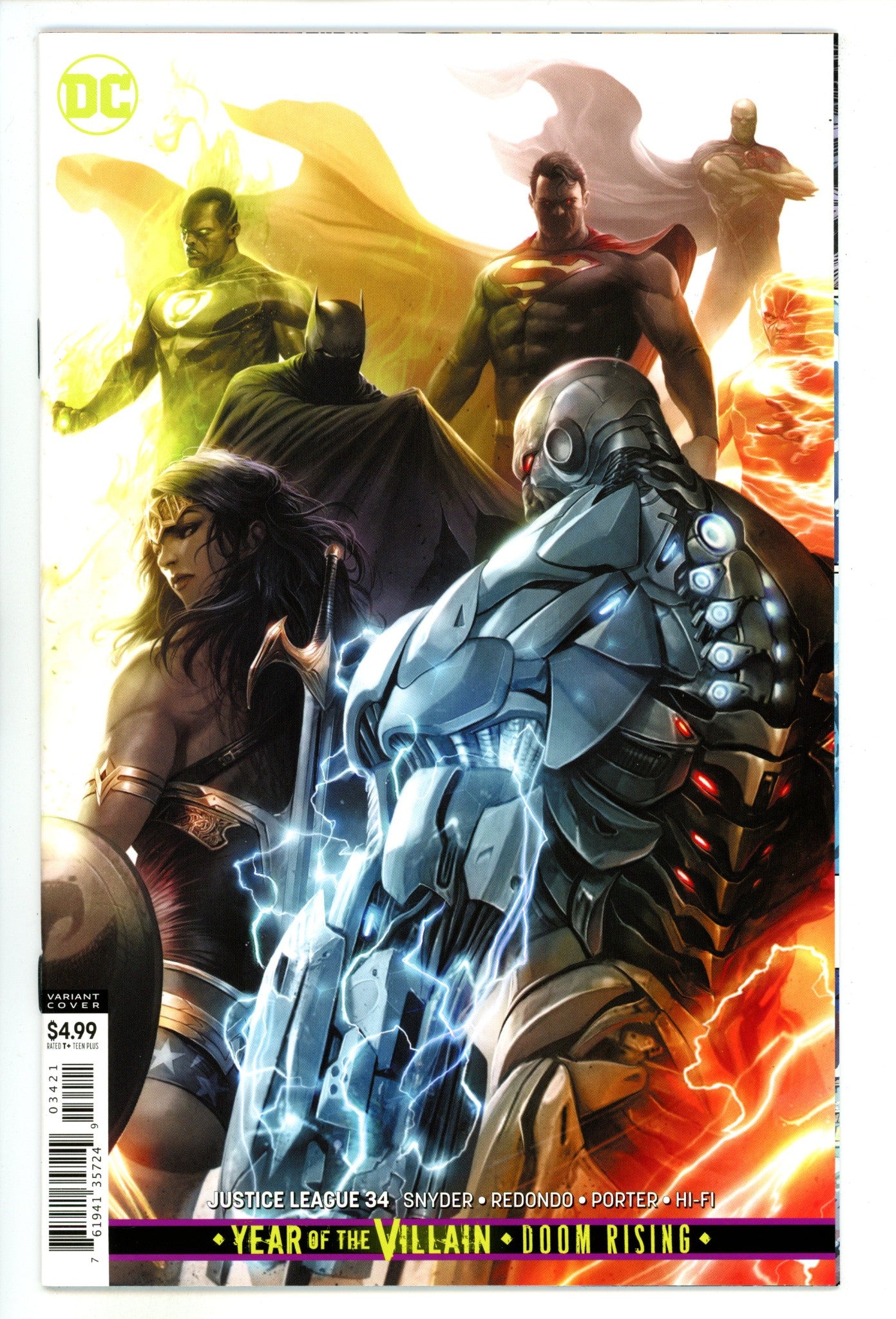 Justice League Vol 3 34 High Grade (2019) Mattina Variant 