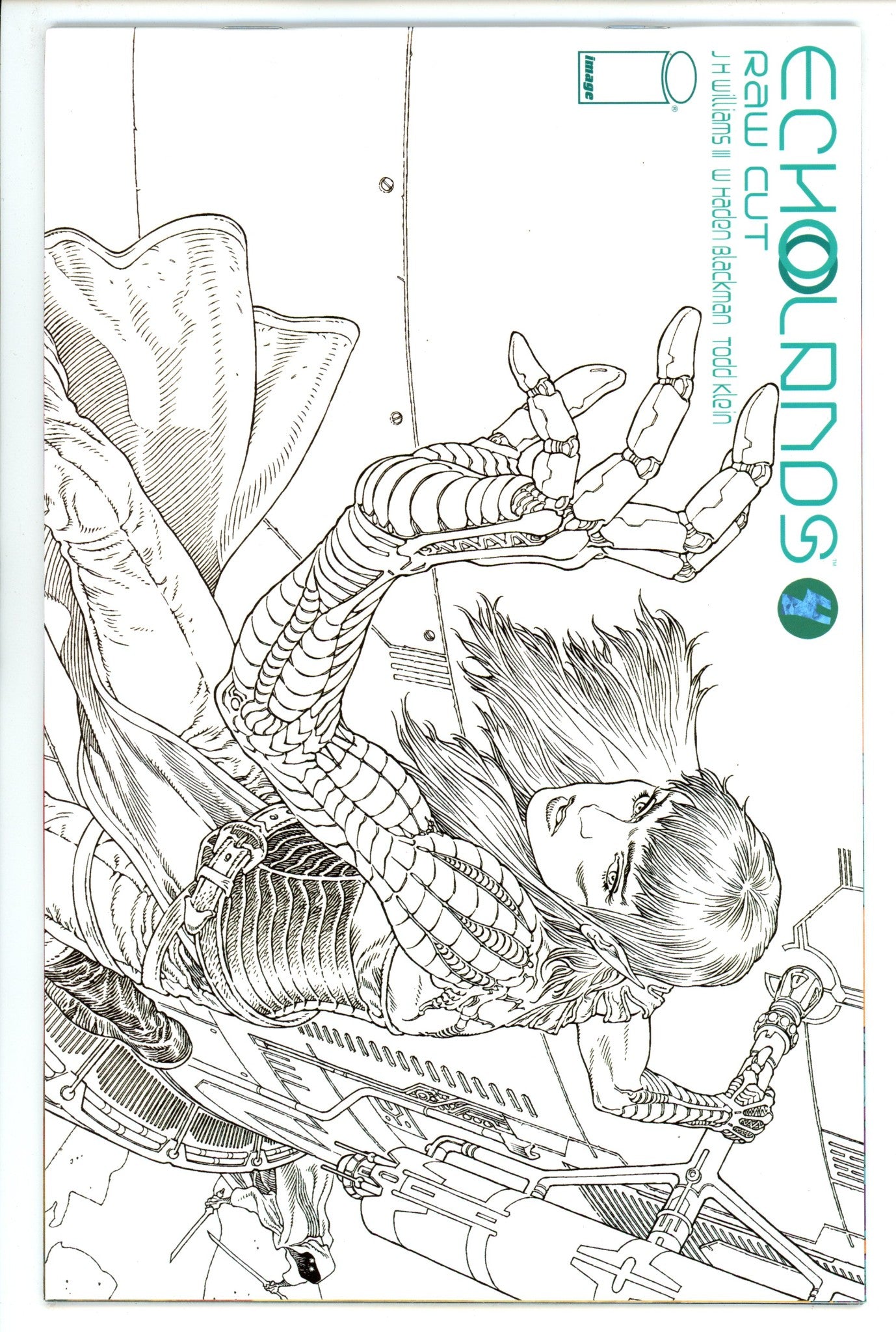 Echolands: Raw Cut Edition 4 High Grade (2021) Rodriguez Variant 
