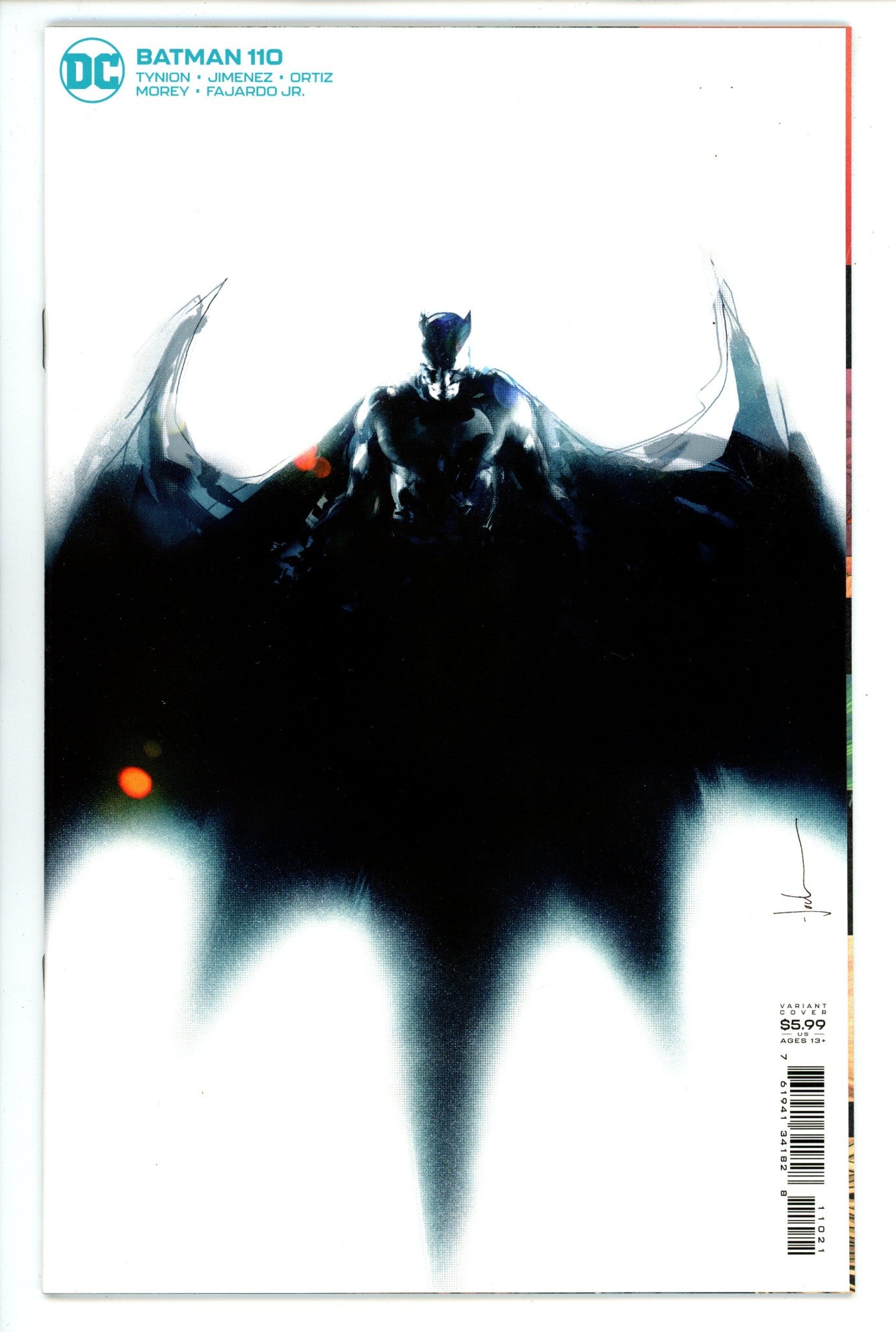 Batman Vol 3 110 High Grade (2021) Jock Variant 