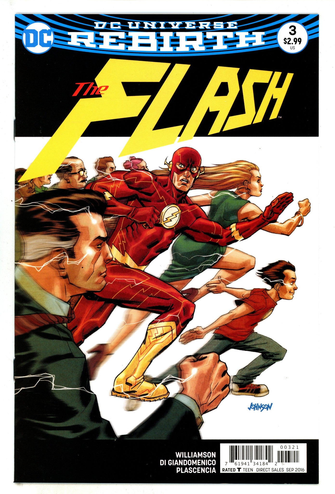 The Flash Vol 5 3 High Grade (2016) Johnson Variant 