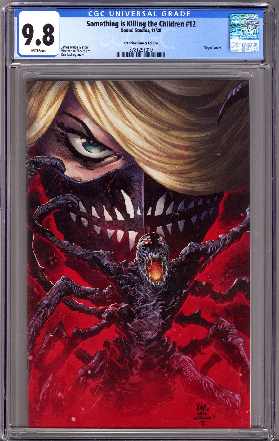 Something Is Killing the Children 12 CGC 9.8 (NM/M) (2020) Lashley Virgin Exclusive Variant 
