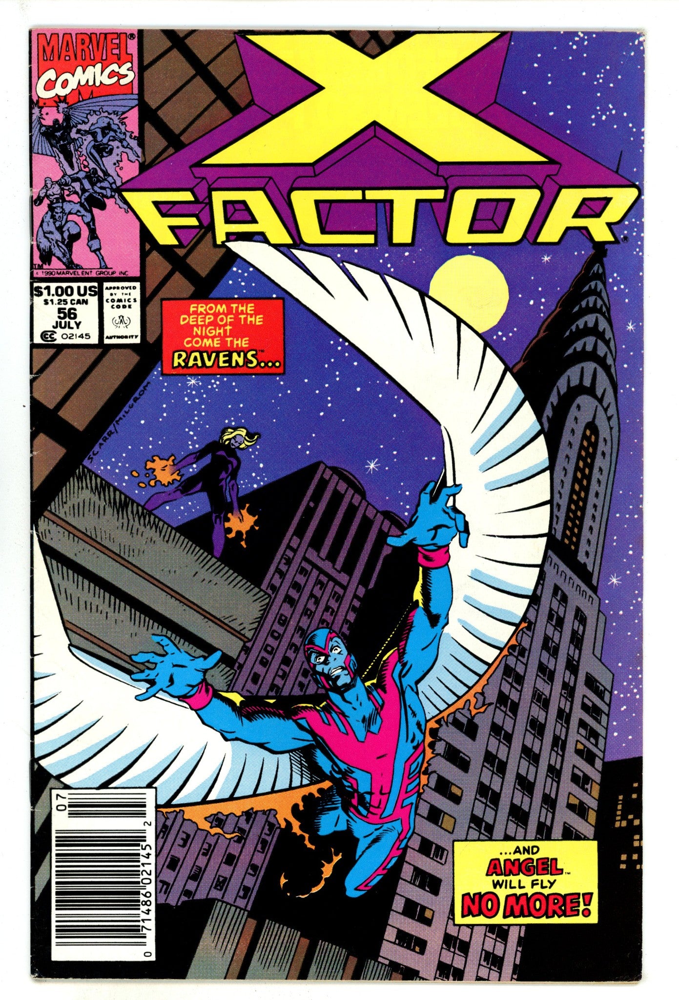 X-Factor Vol 1 56 Mid Grade (1990) Newsstand 