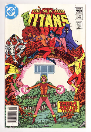 The New Teen Titans Vol 1 30 NM- (9.2) (1983) Canadian Price Variant