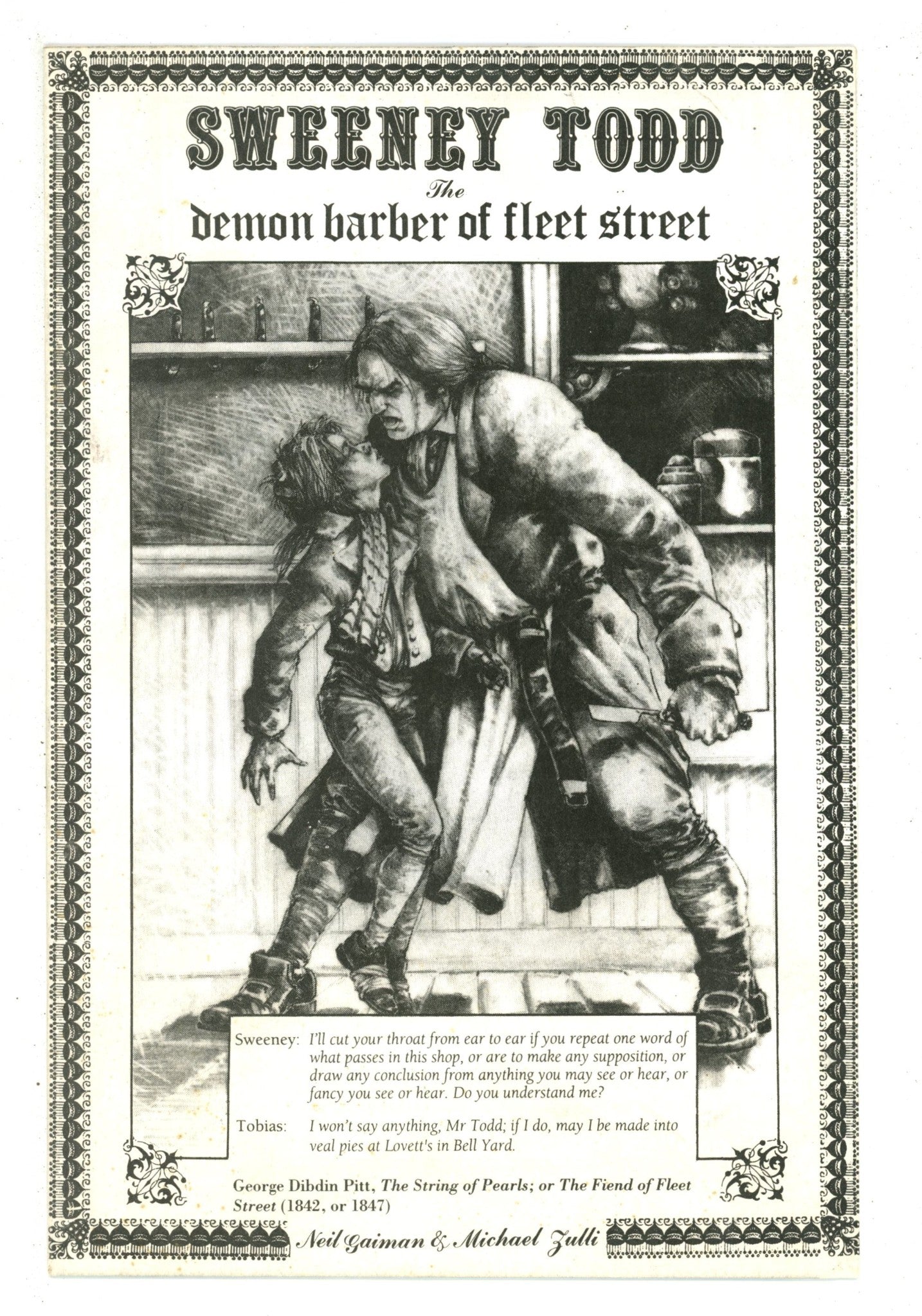 Sweeney Todd Penny Dreadful [nn[ FN/VF (7.0) (1992) 