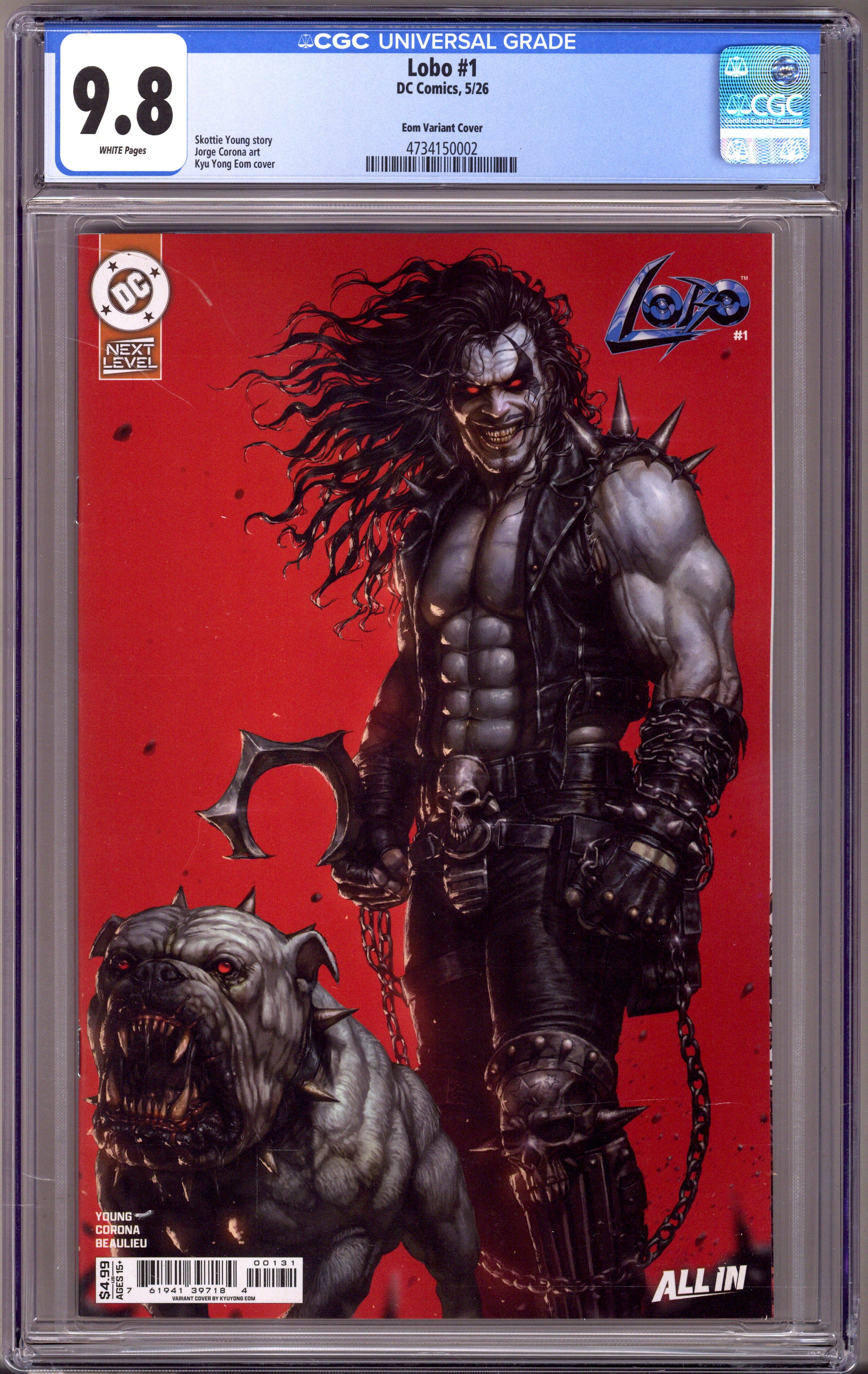 Lobo Vol 4 1 CGC 9.8 (NM/M) (2026) Variant 