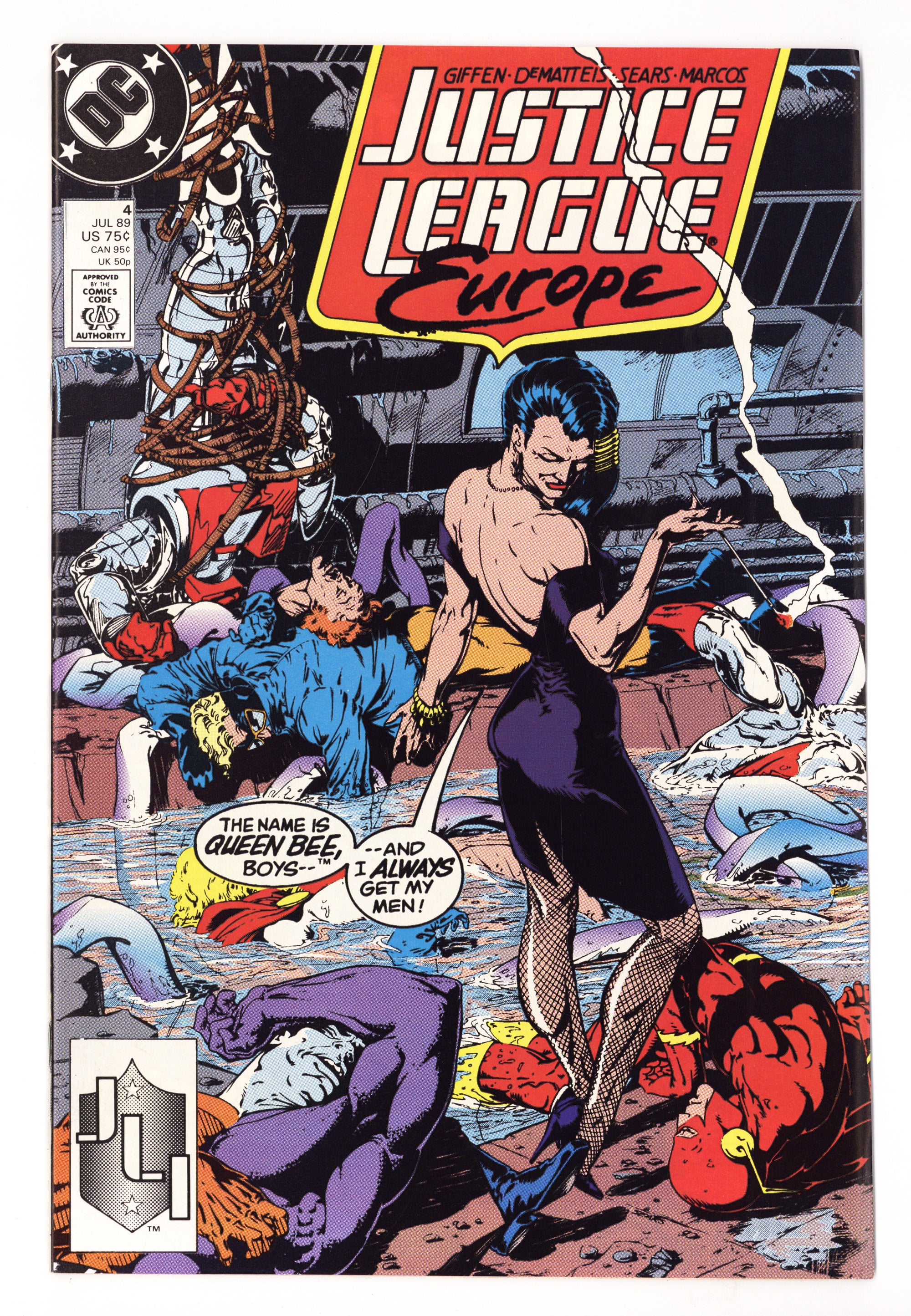 Justice League Europe 4 High Grade (1989) 