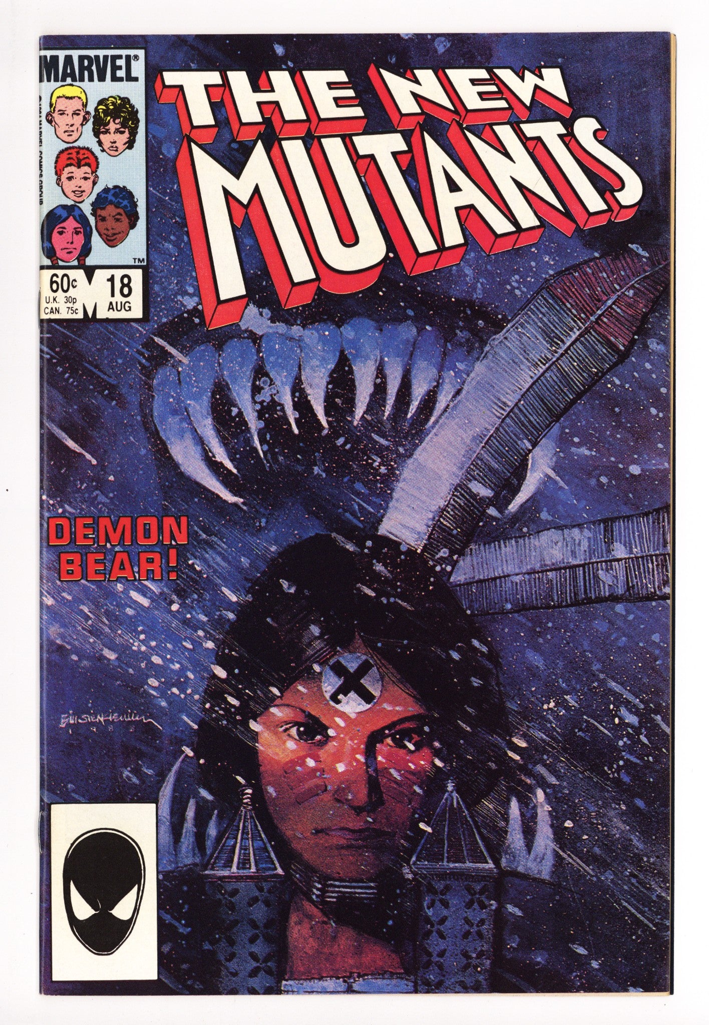 The New Mutants Vol 1 18 VF- (7.5) (1984) 