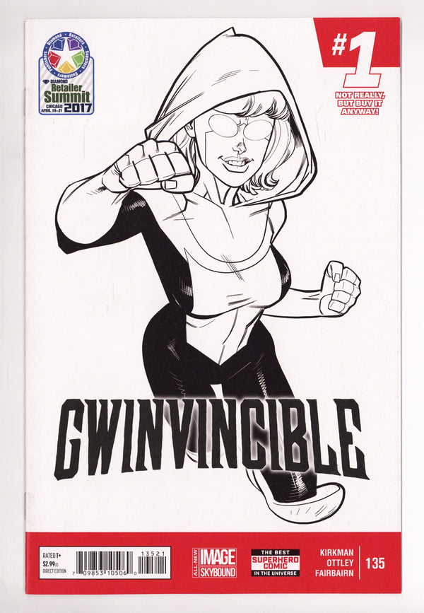 Invincible 135 NM- (9.2) (2017) Ottley Sketch Exclusive Variant