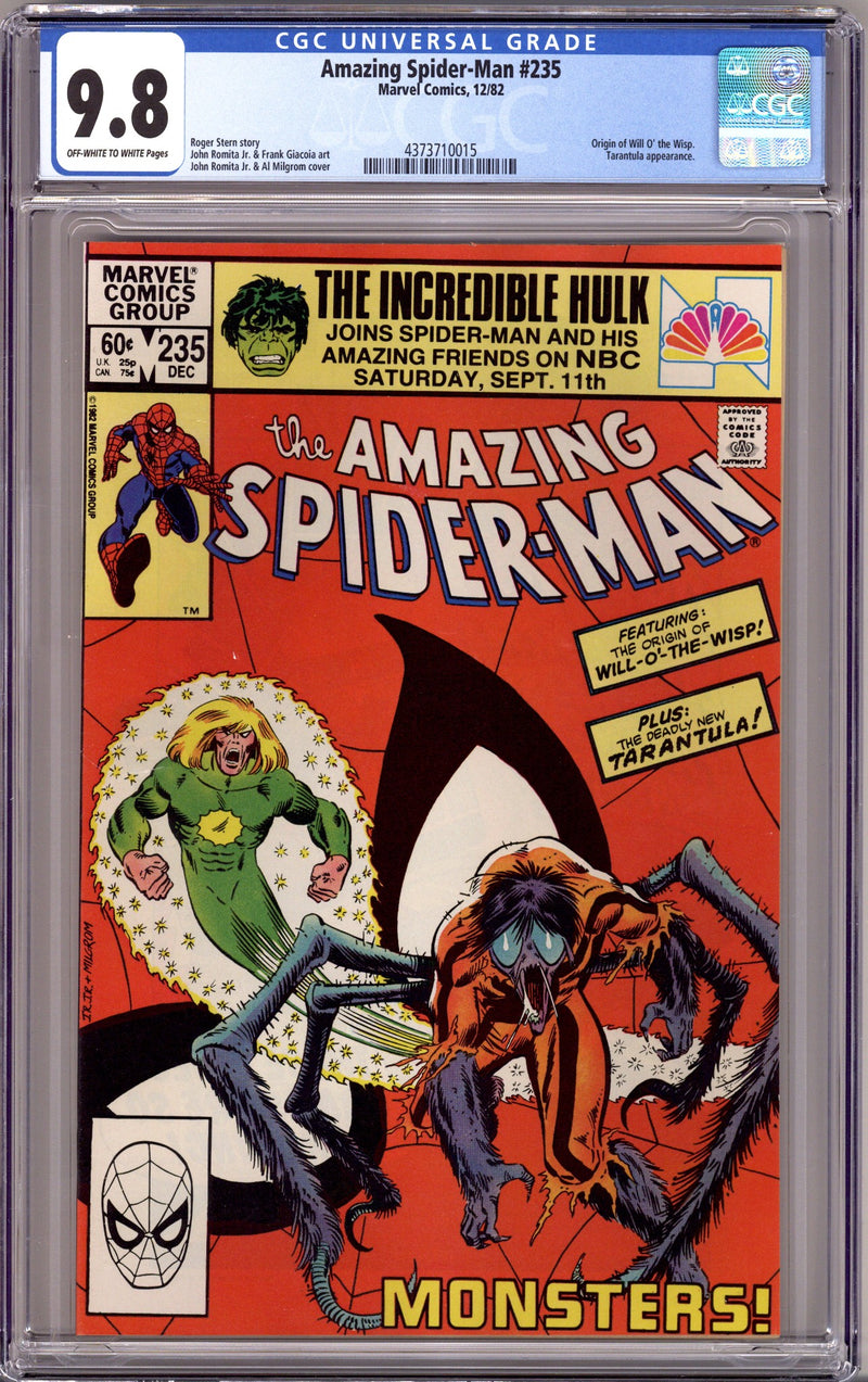 The Amazing Spider-Man Vol 1 235 CGC 9.8 (NM/M) (1982) 