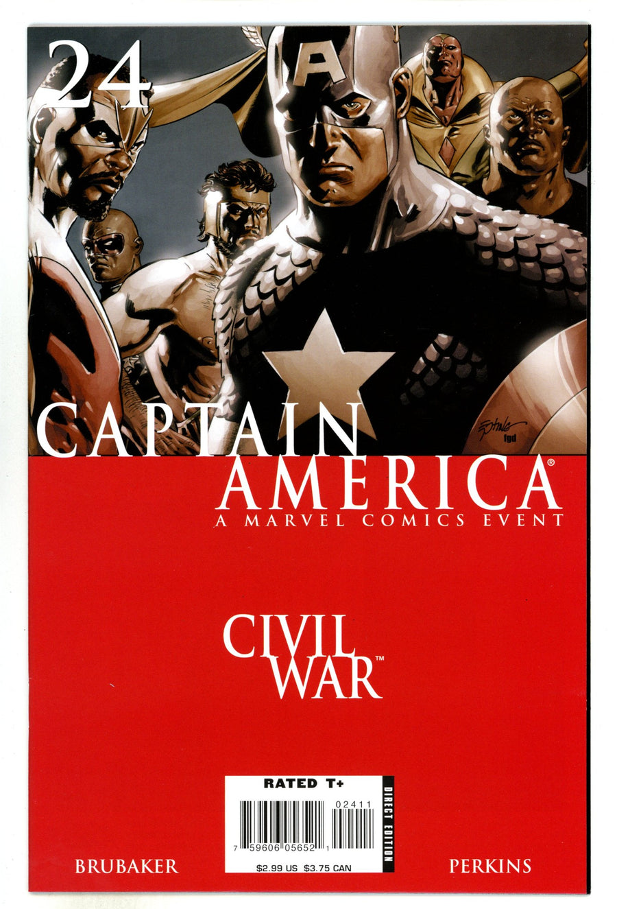 Captain America Vol 5 24 High Grade (2007) 