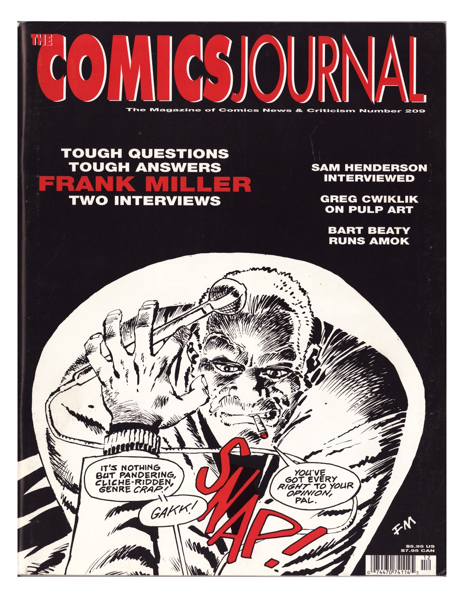 The Comics Journal 209 Mid Grade (1998) 