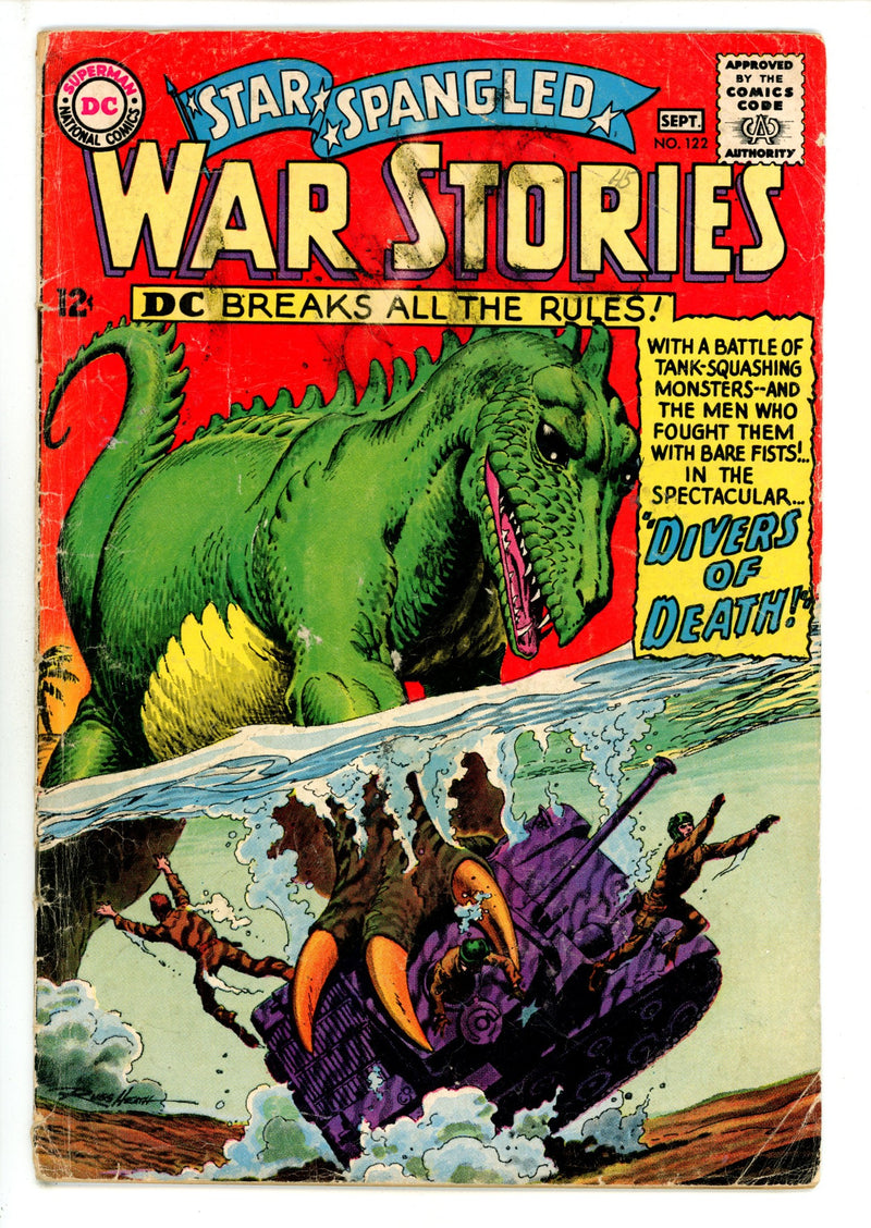 Star Spangled War Stories Vol 1 122 GD/VG (3.0) (1965) 