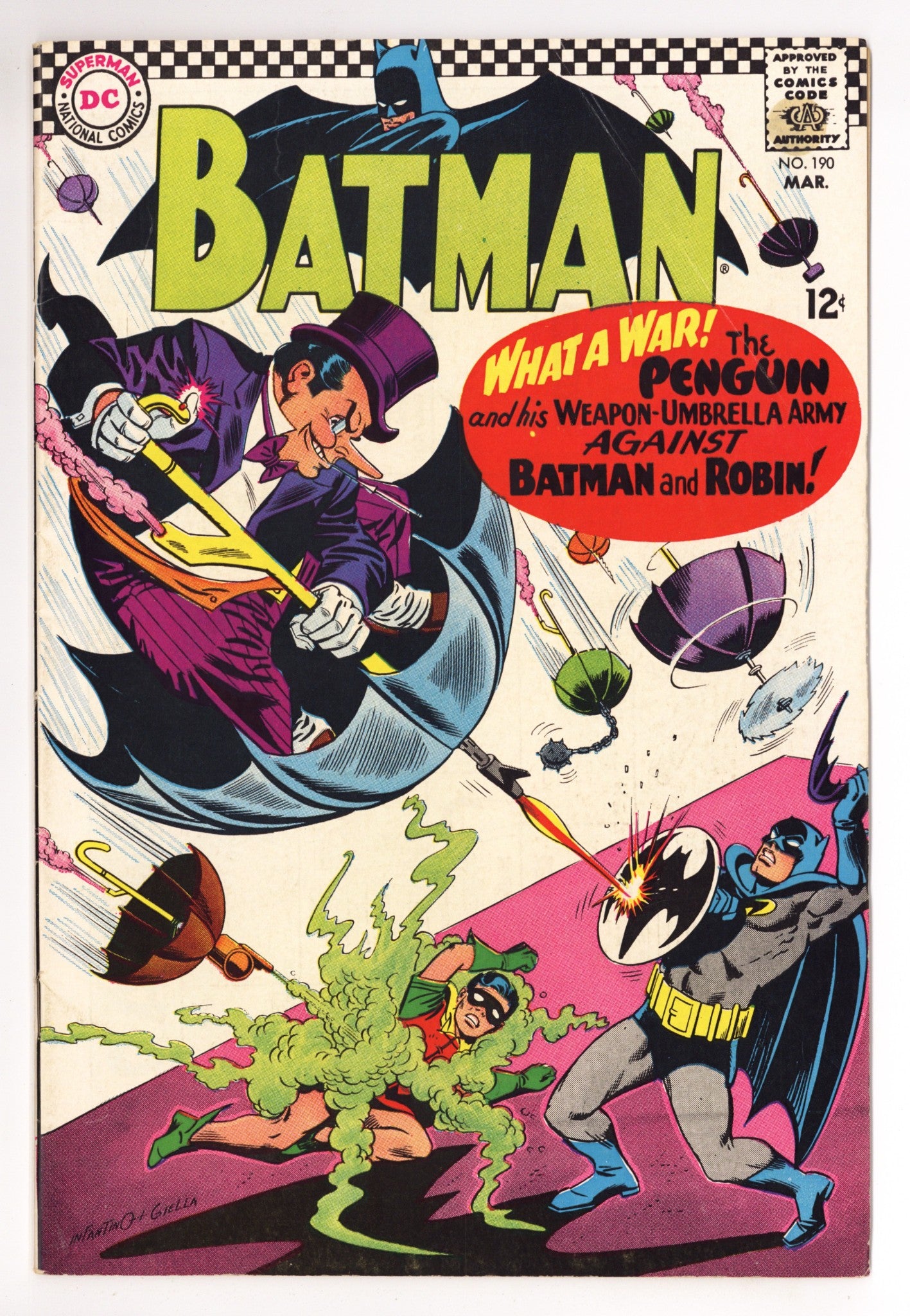 Batman Vol 1 190 FN (6.0) (1967) 