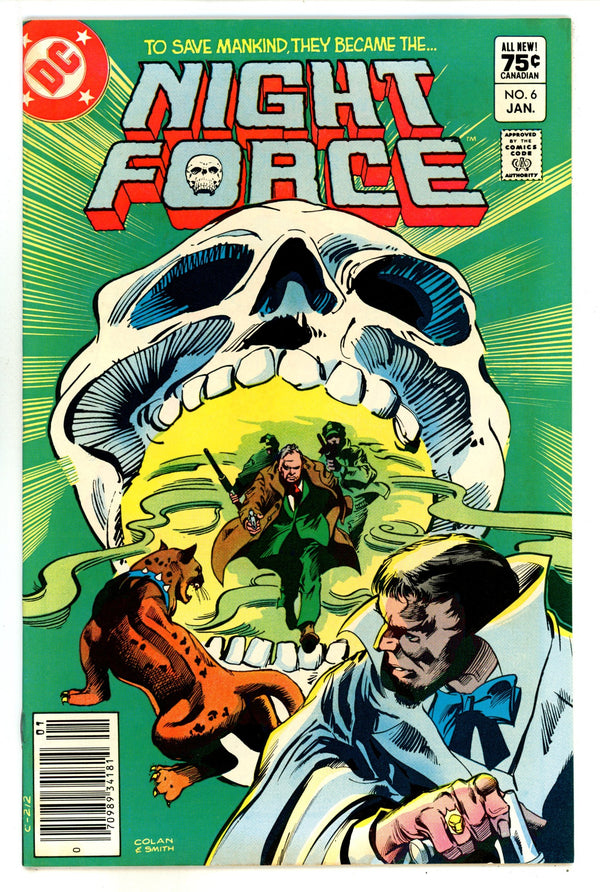 The Night Force Vol 1 6 FN/VF (7.0) (1983) Canadian Price Variant