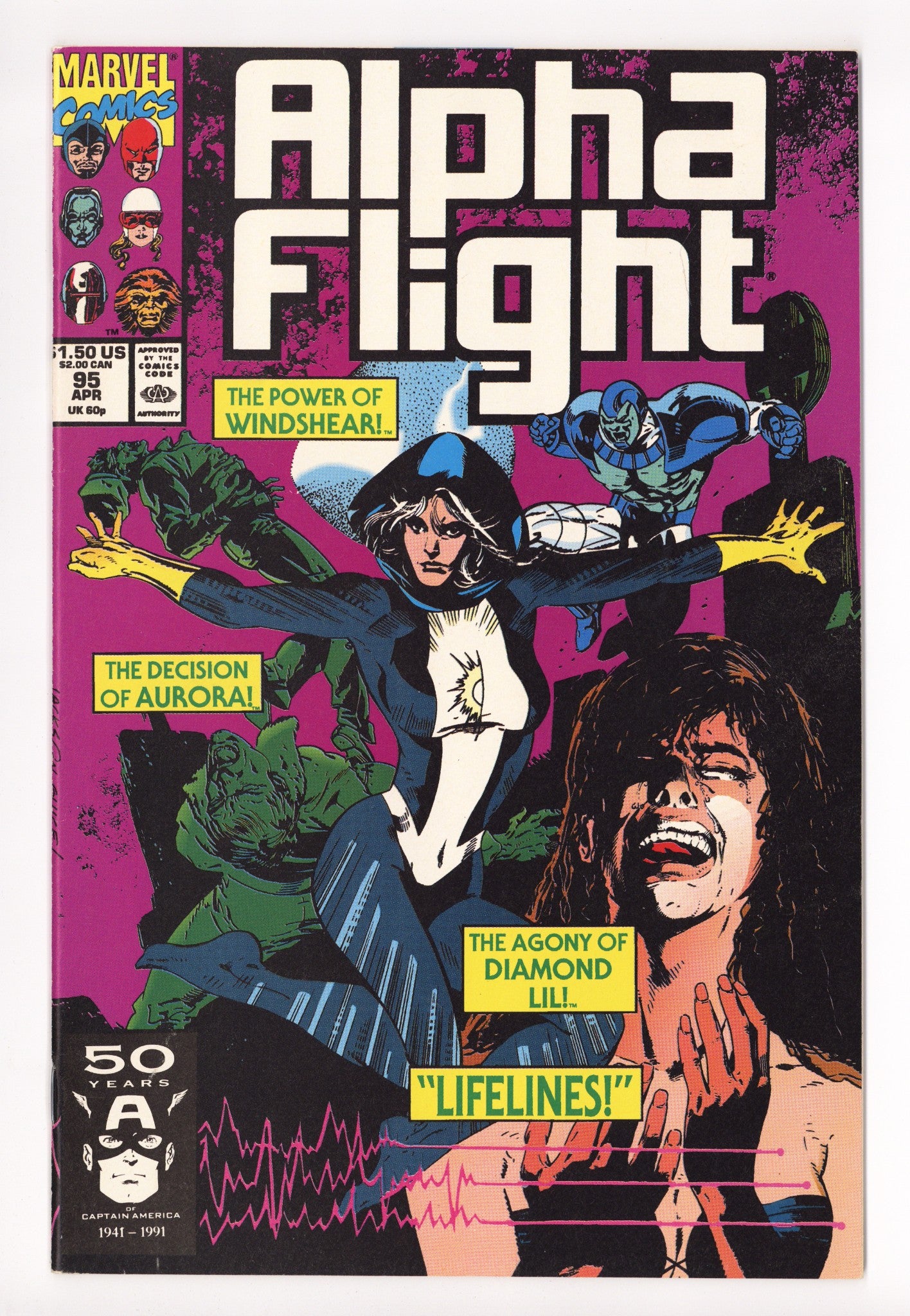 Alpha Flight Vol 1 95 High Grade (1991) 