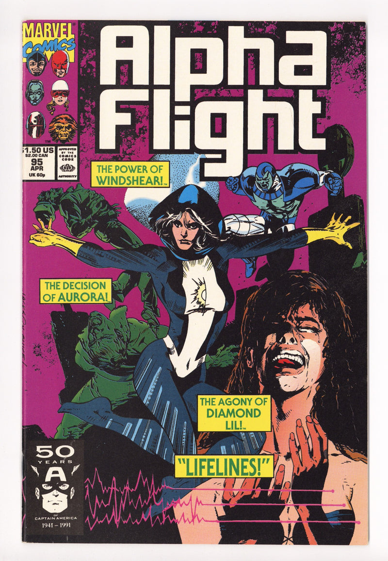 Alpha Flight Vol 1 95 High Grade (1991) 