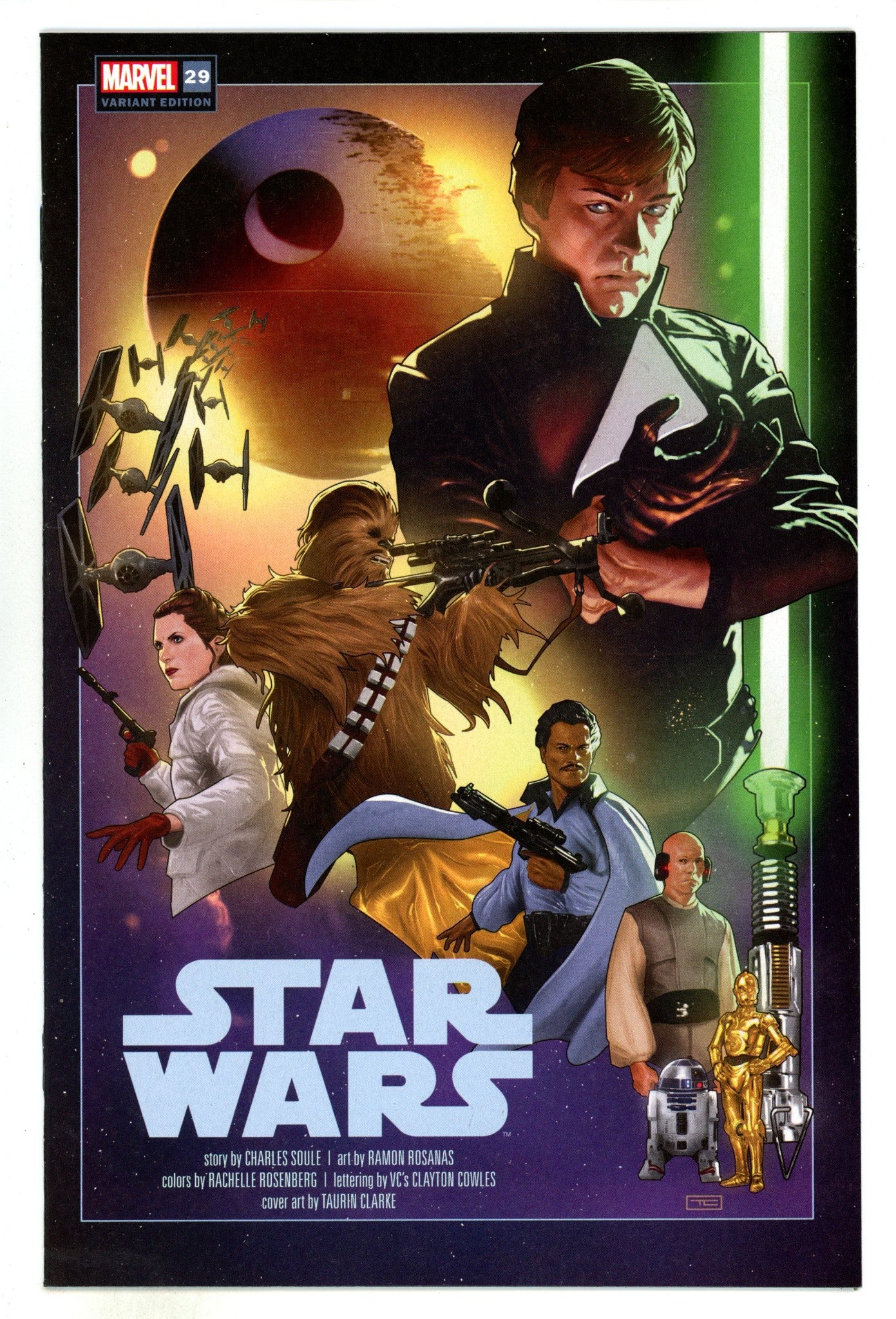 Star Wars Vol 3 29 High Grade (2023) Clarke Variant 