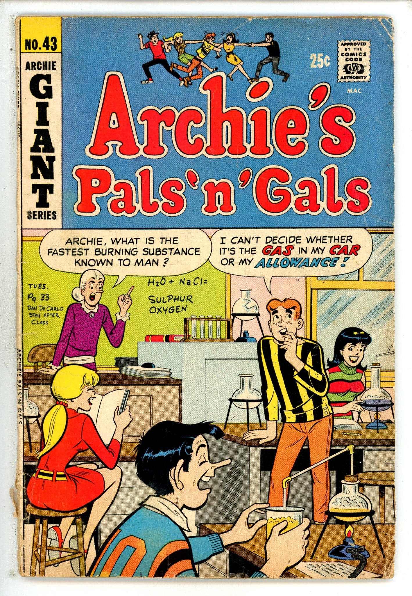 Archie's Pals 'n' Gals 43 GD/VG (1967)