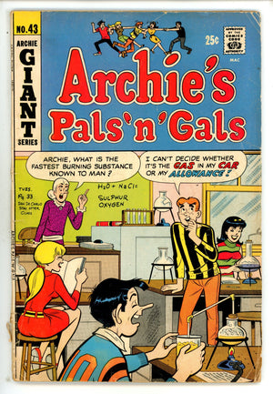 Archie's Pals 'n' Gals 43 GD/VG (1967)