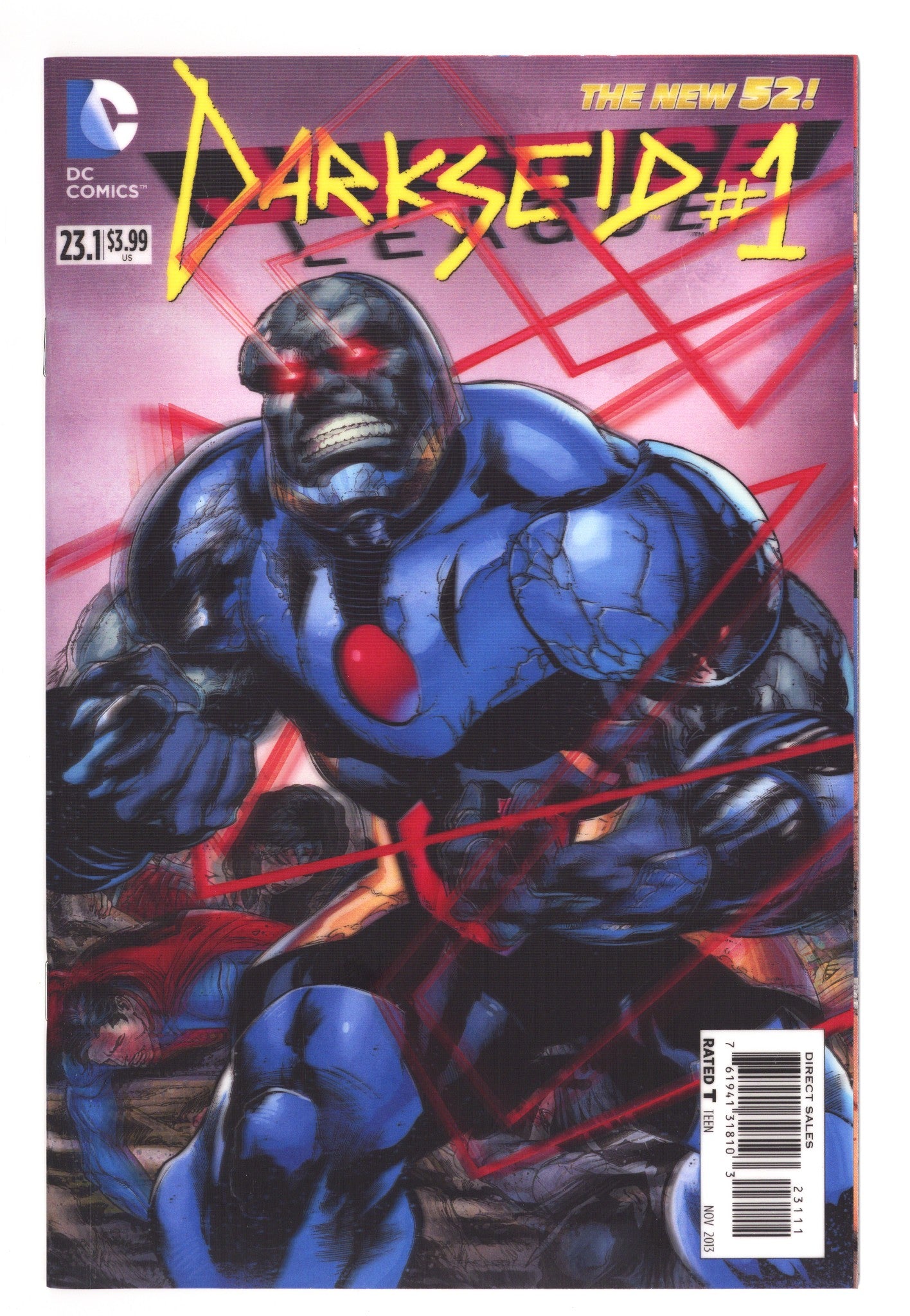 Justice League Vol 1 23.1 High Grade (2013) Lenticular Variant 