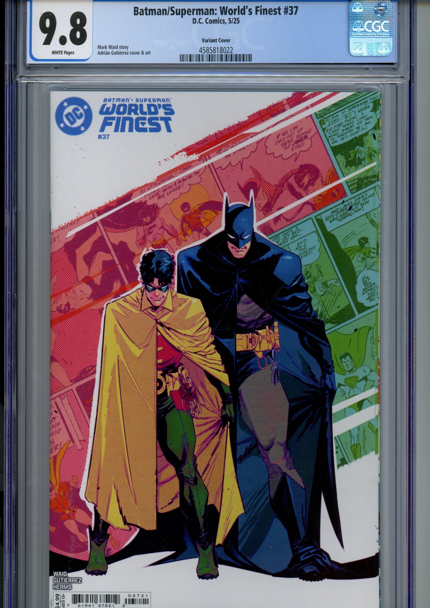 Batman / Superman: World's Finest Vol 2 37 CGC 9.8 (NM/M) (2025) Gutierrez Variant 