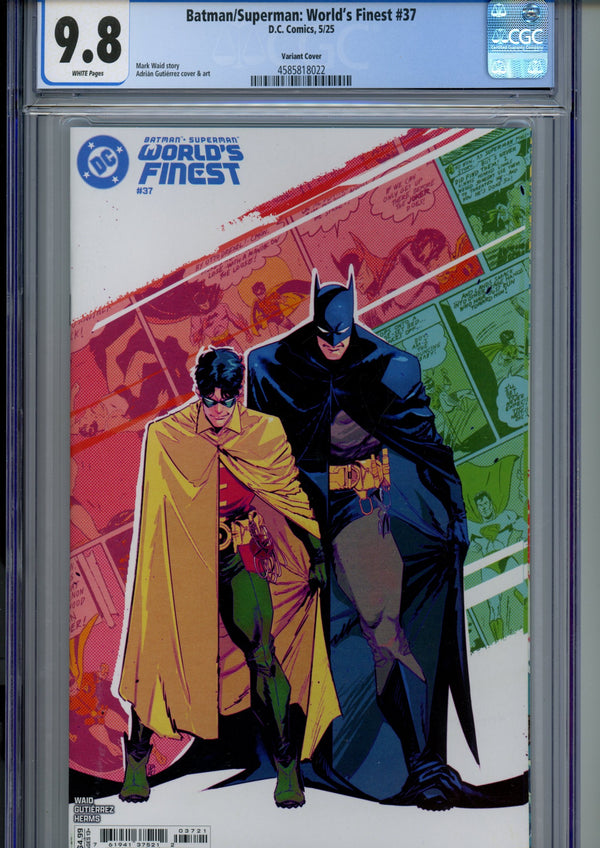 Batman / Superman: World's Finest Vol 2 37 CGC 9.8 (NM/M) (2025) Gutierrez Variant