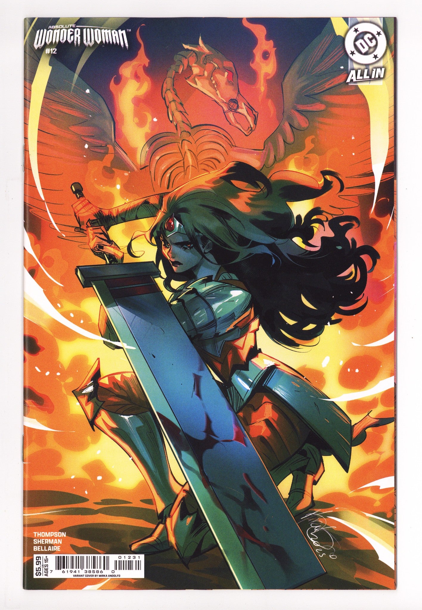 Absolute Wonder Woman 12 Andolfo Variant (2025)
