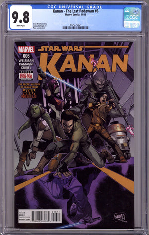 Kanan the Last Padawan 6 CGC 9.8 (NM/M) (2015)