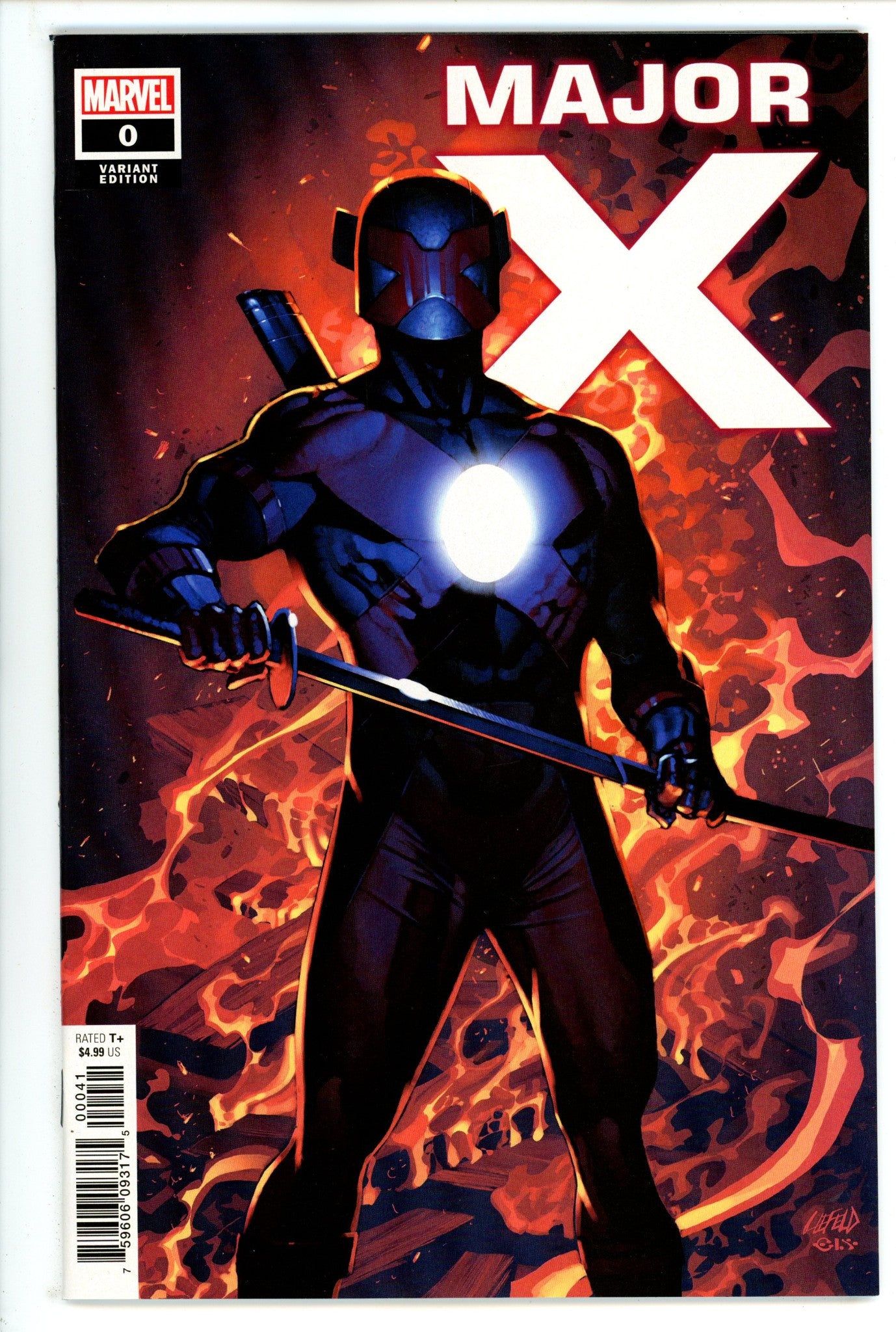 Major X 0 High Grade (2019) Liefeld Variant 