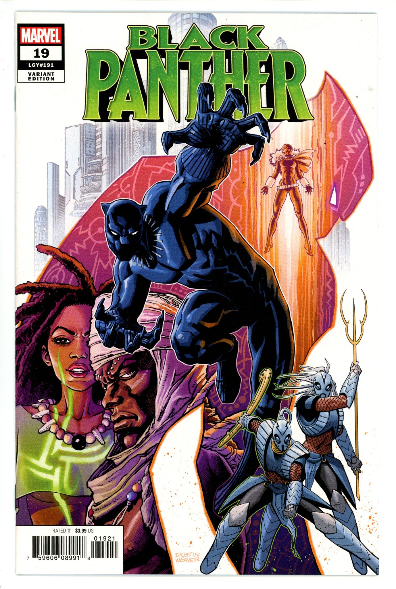 Black Panther Vol 7 19 (191) High Grade (2020) Weaver Variant 