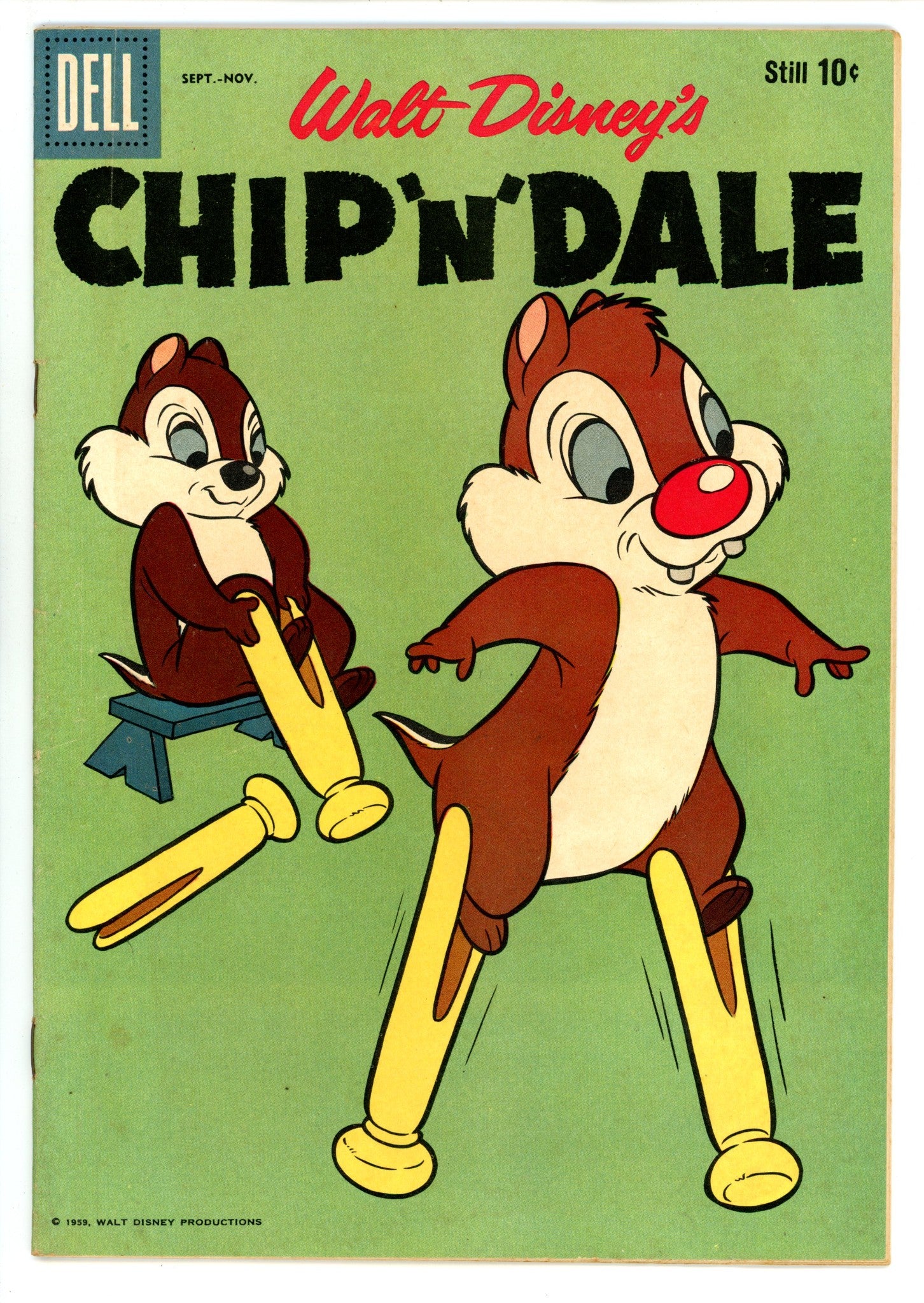 Walt Disney's Chip 'n' Dale 19 VG/FN (5.0) (1959) 