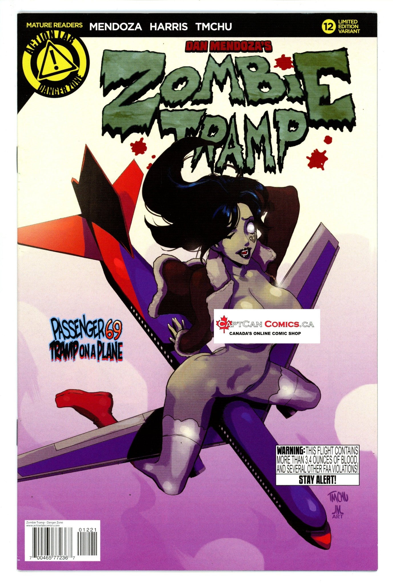 Zombie Tramp Vol 3 12 NM- (9.2) (2015) TMChu Risque Variant 