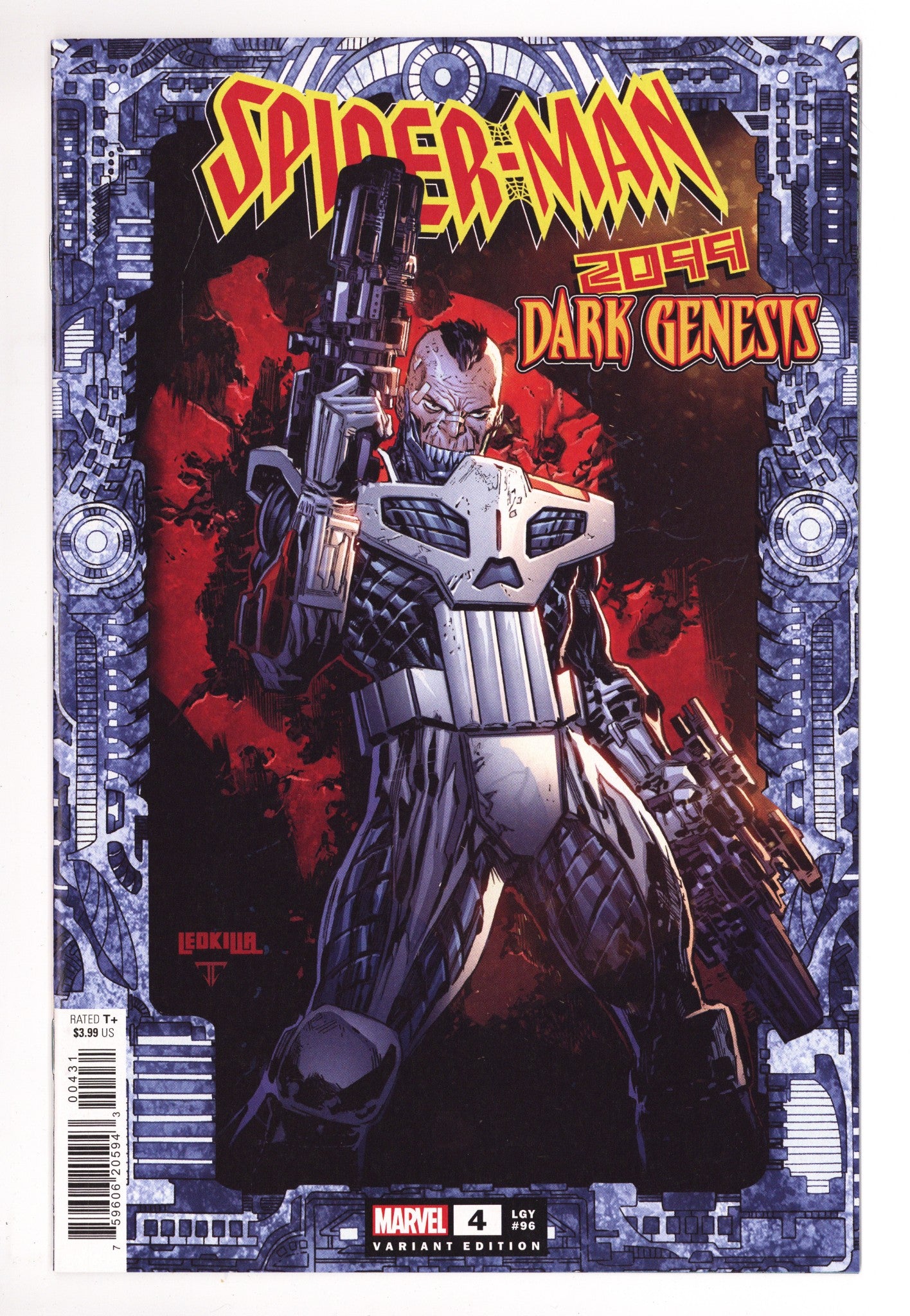 Spider-Man 2099: Dark Genesis 4 (96) High Grade (2023) Lashley Variant 