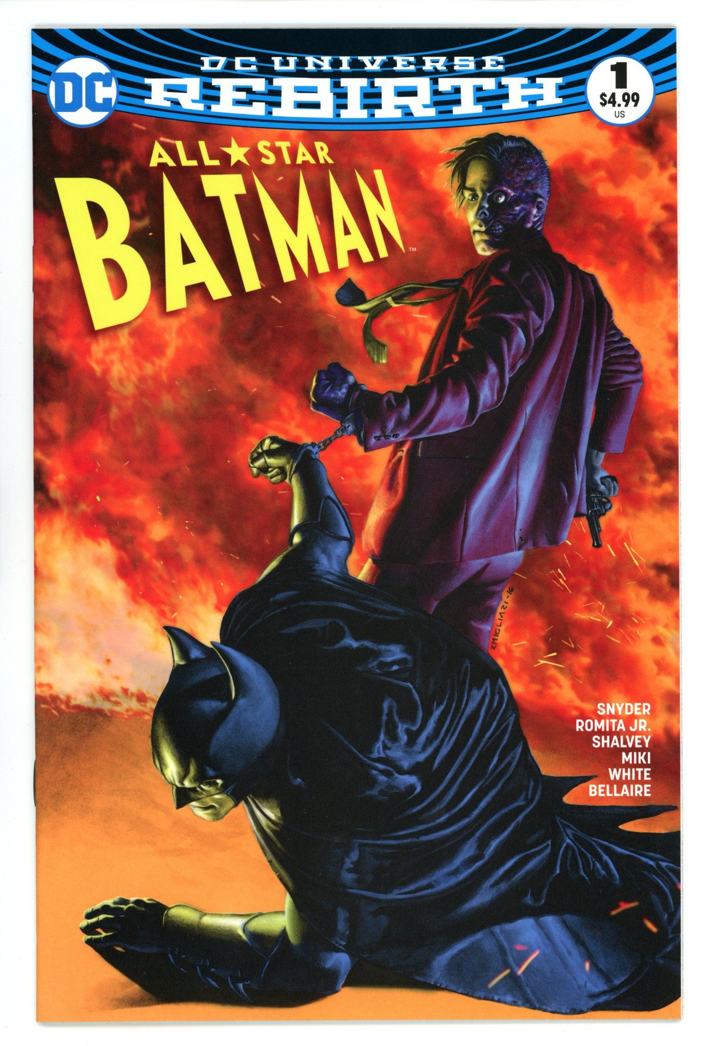 All Star Batman 1 High Grade (2016) Migliari Exclusive Variant 