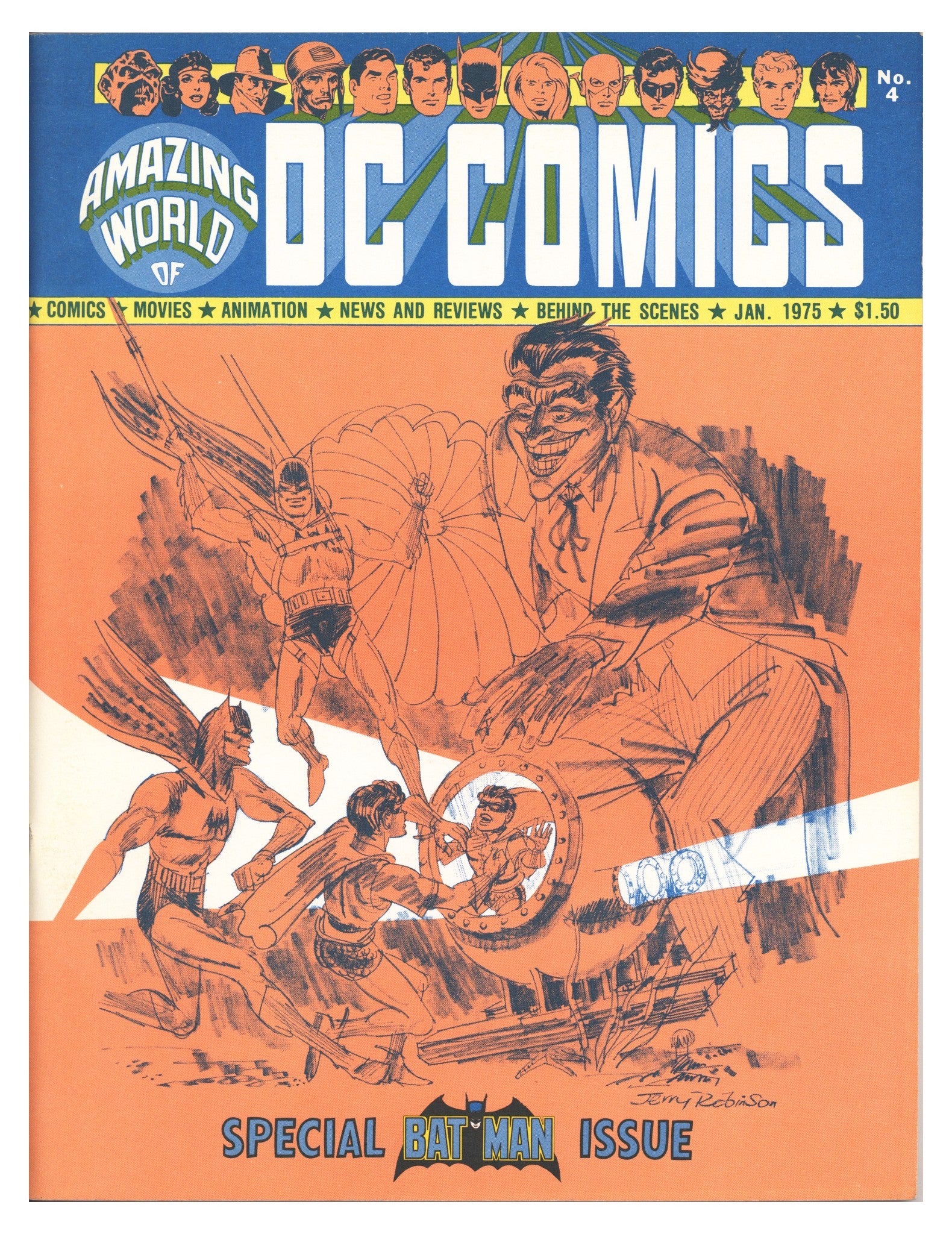 The Amazing World of DC Comics 4 NM- (9.2) (1975) 