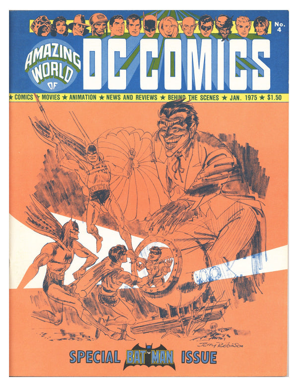 The Amazing World of DC Comics 4 NM- (9.2) (1975)