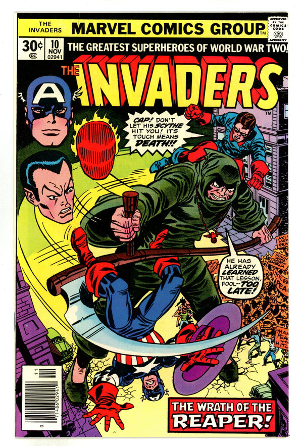The Invaders Vol 1 10 NM- (9.2) (1976)