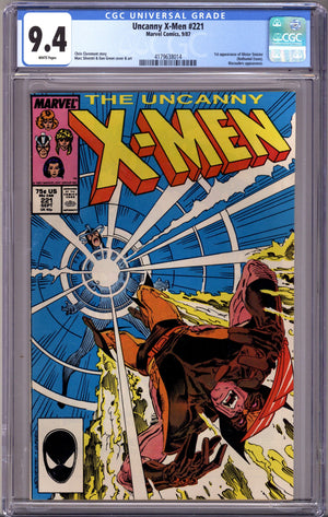 The Uncanny X-Men Vol 1 221 CGC 9.4 (NM) (1987)