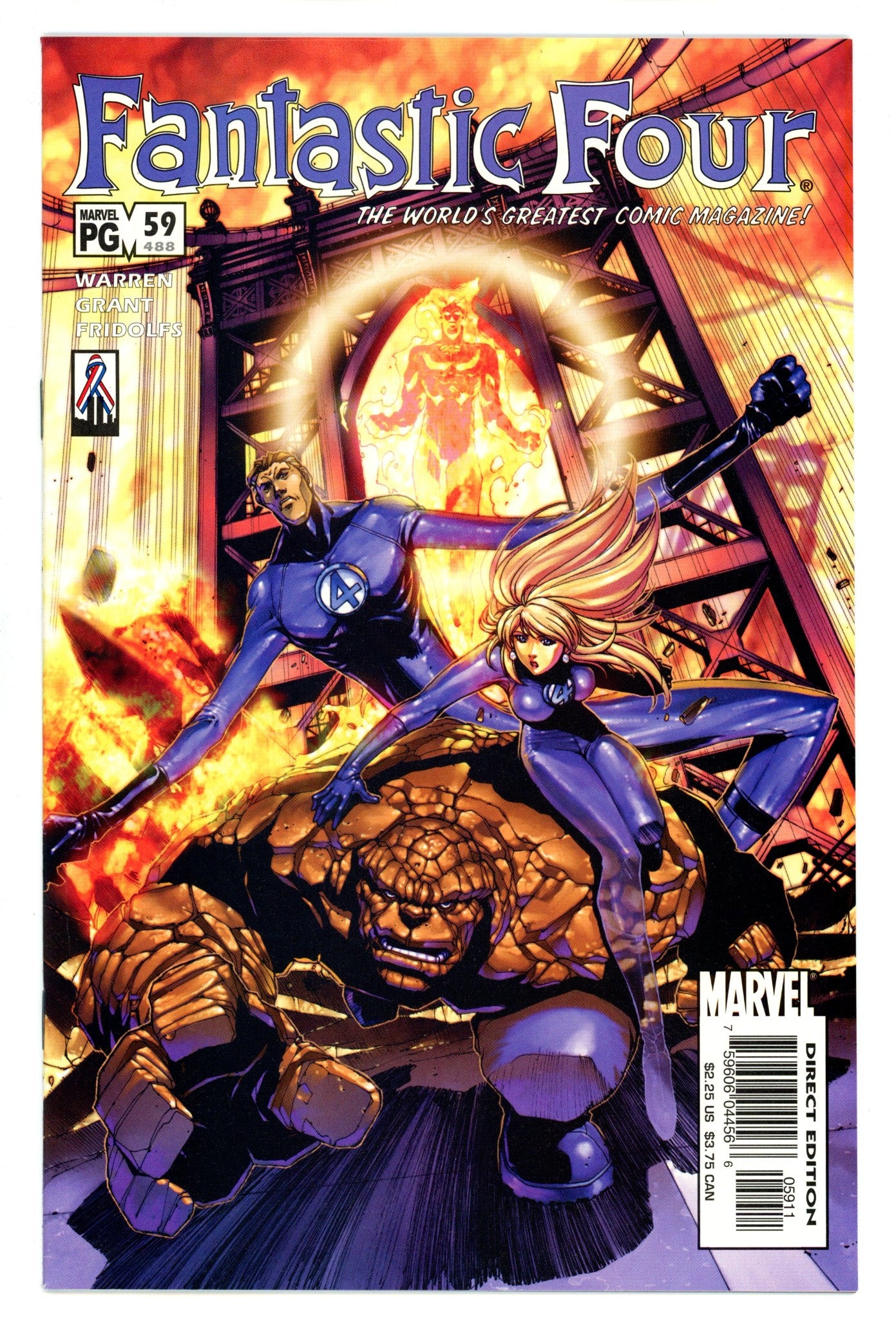 Fantastic Four Vol 3 59 (488) High Grade (2002) 