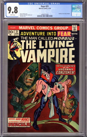 Fear 21 CGC 9.8 (NM/M) (1974)