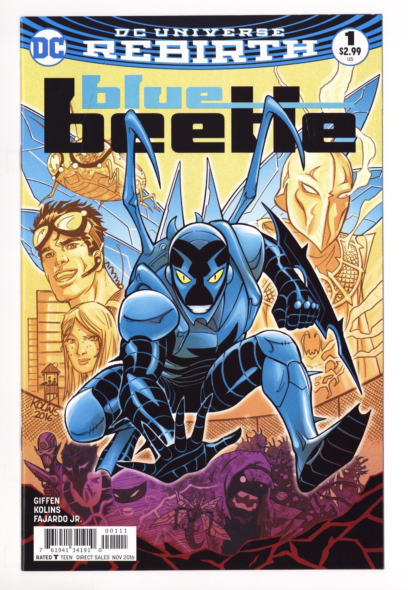 Blue Beetle Vol 10 1 Mid Grade (2016) 