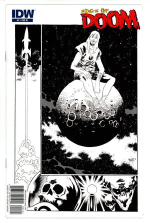 Edge of Doom 2 High Grade (2010) Jones B&W Incentive Variant