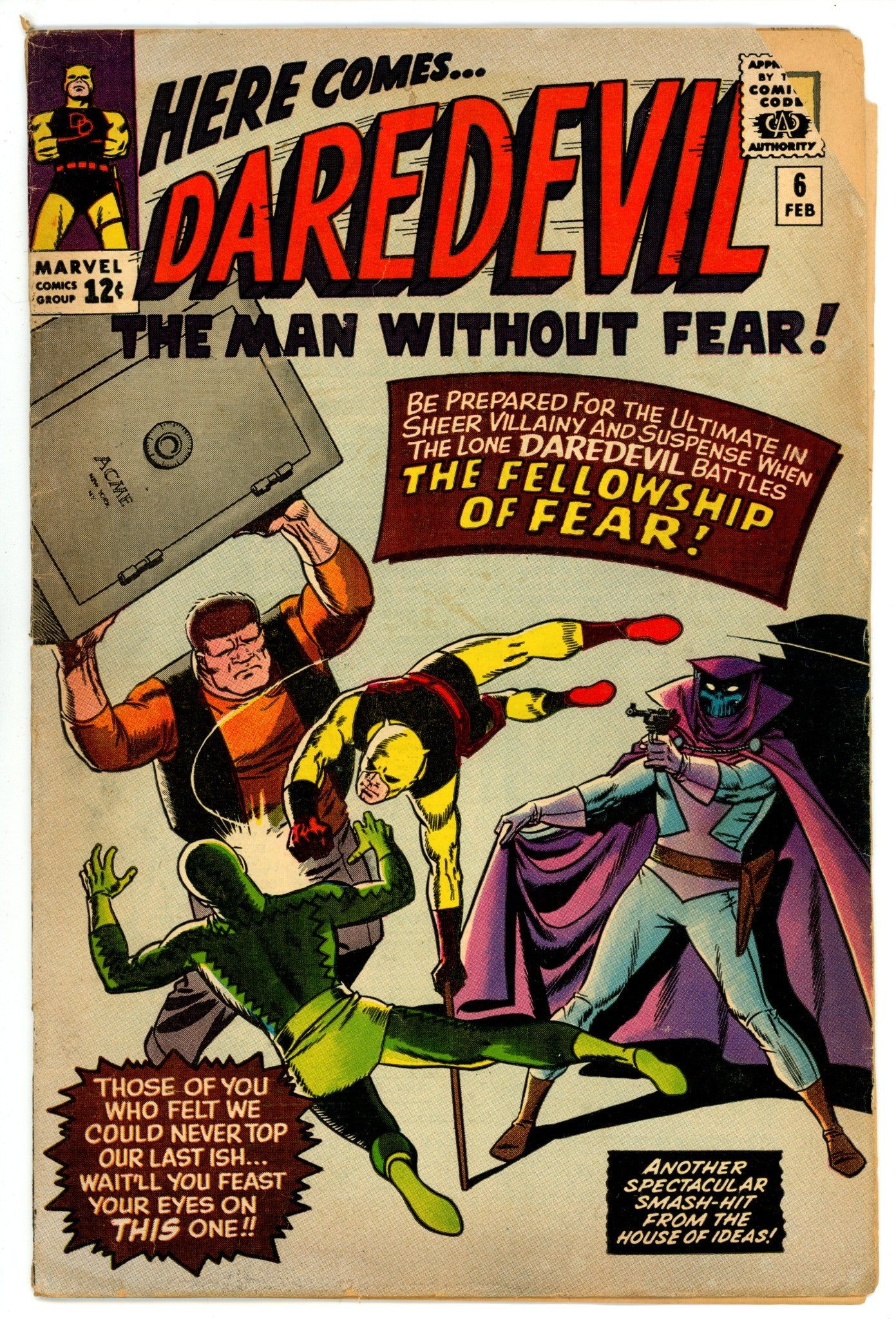 Daredevil Vol 1 6 GD+ (2.5) (1965) 