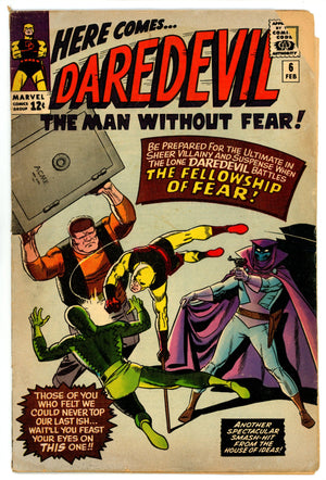 Daredevil Vol 1 6 GD+ (2.5) (1965) 