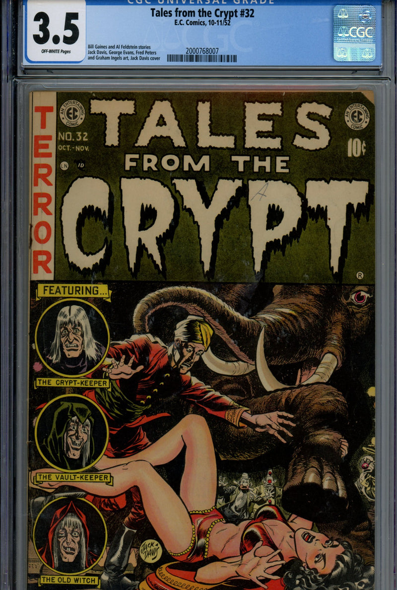 Tales from the Crypt 32 CGC 3.5 (VG-) (1952) 