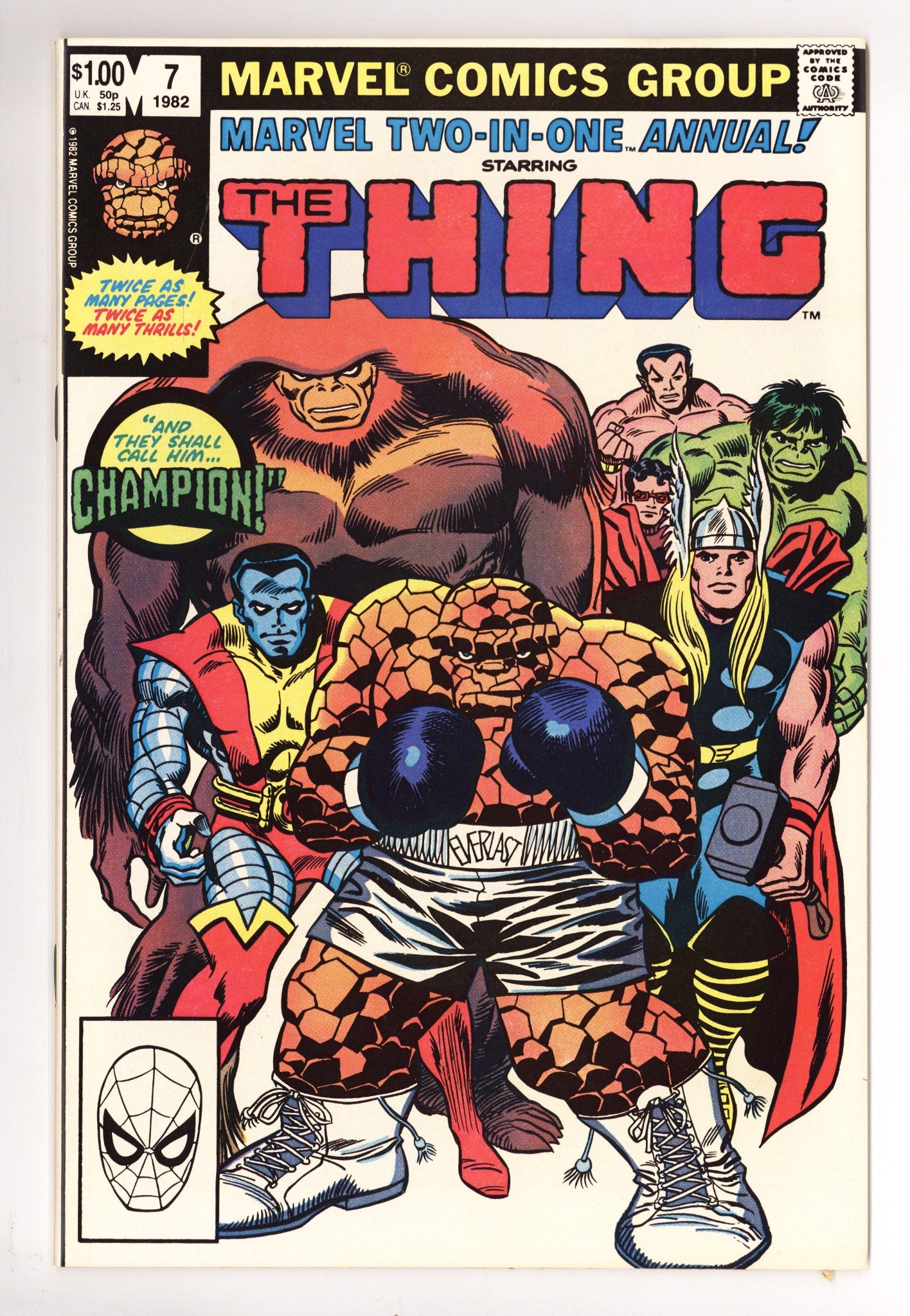 Marvel Two-in-One Annual Vol 1 7 VF/NM (9.0) (1982) 