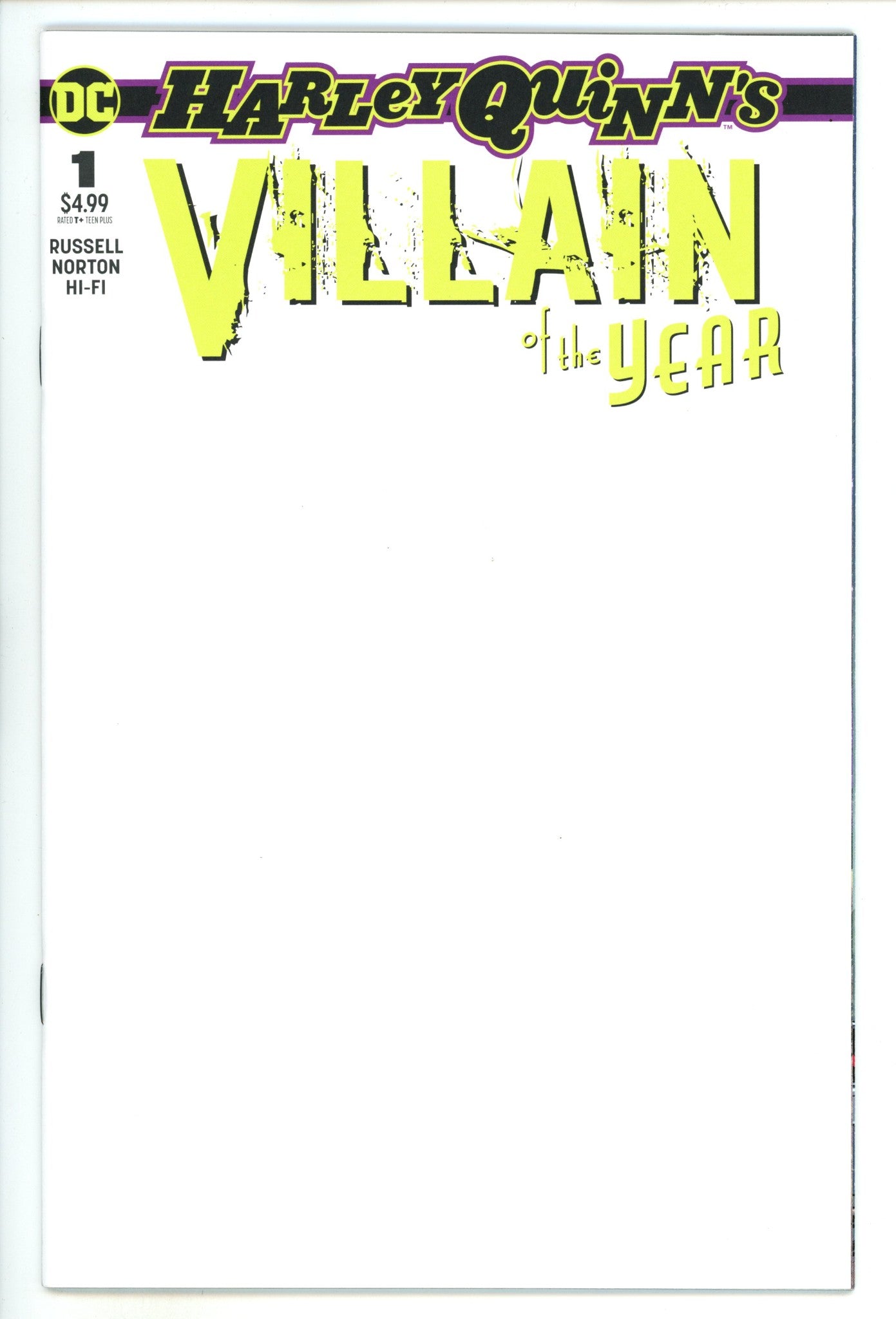 Harley Quinn's Villain of the Year 1 NM (9.4) (2020) 