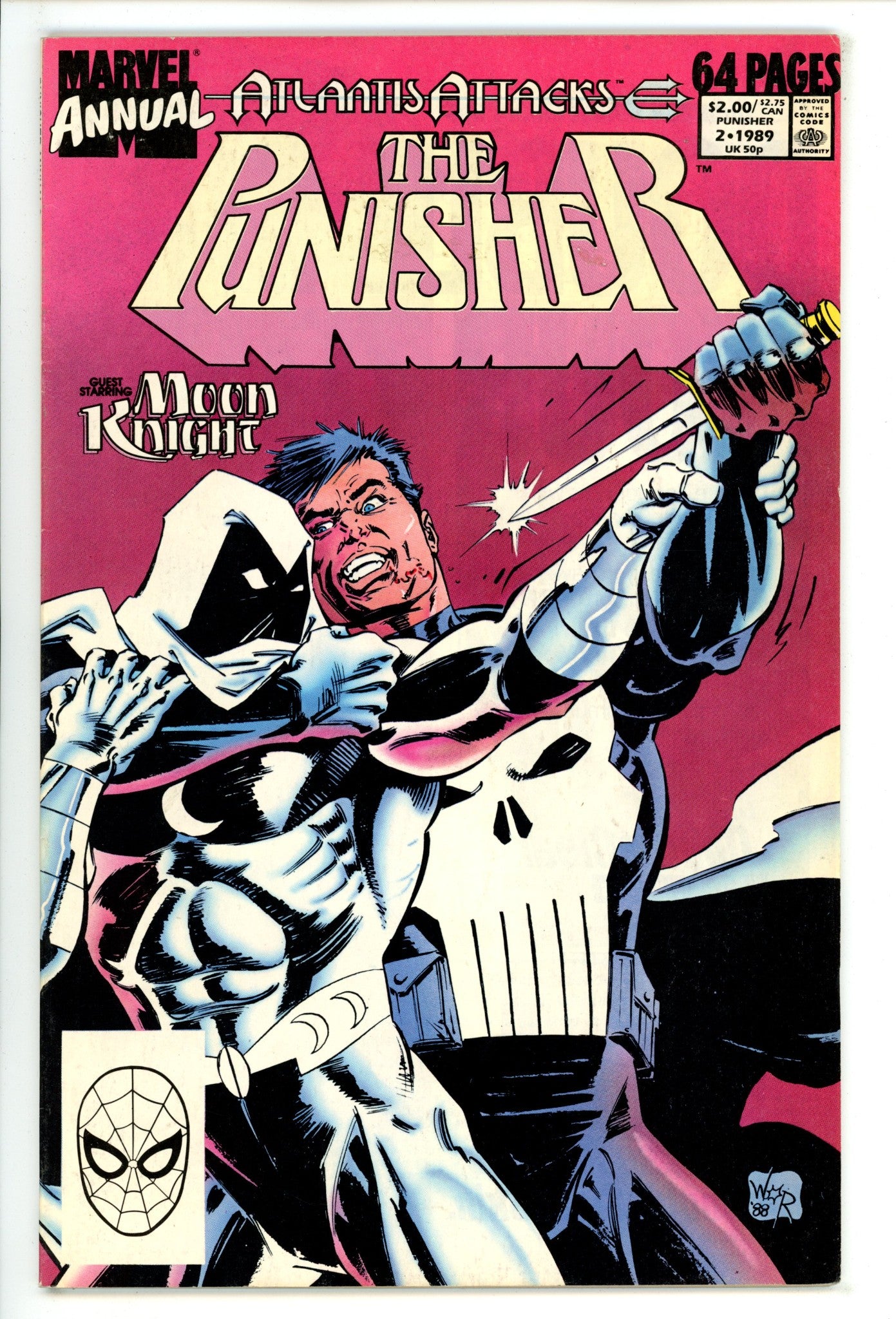 The Punisher Annual Vol 2 2 Mid Grade (1989) 